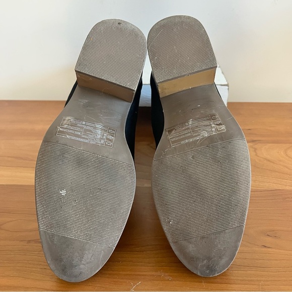 Women’s Forever 21 Black Faux Suede Heeled Ankle Booties Size 10 - Picture 4 of 6